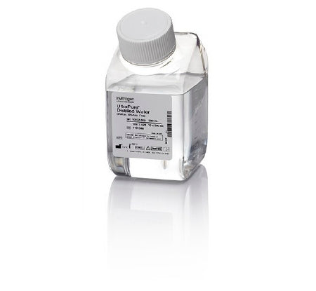 Fisher Scientific Invitrogen UltraPure Distilled Water 500 mL Plastic Container - 10977015