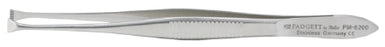 Padgett - Tissue Forceps Von Graefe 4-1/4 Inch Length Surgical Grade Stainless Steel NonSterile NonLocking Thumb Handle Straight Fine Multiple Atraumatic Teeth - PM-6200