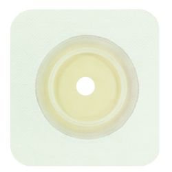Genairex Securi-T Ostomy Barrier Trim to Fit, Extended Wear Tape Collar 2-1/4 Inch Flange Two Piece Up to 1-3/4 Inch 5 X 5 Inch - 7805214