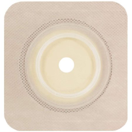 Securi-T - Ostomy Barrier Trim to Fit, Extended Wear Adhesive Tape Collar 57 mm Flange Red Code System Up to 1-3/4 Inch Opening 5 X 5 Inch - 7805214
