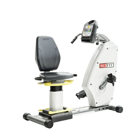 Kerma Medical Products SciFit ISO7011R Recumbent Bike 191 Levels of Resistance Standard 24 x 53 x 58 Inch White / Black - ISO7011R
