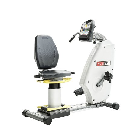 SciFit ISO7011R - Recumbent Bike 191 Resistance Levels Standard 24 x 53 x 58 Inch Black / White - 5710ISO7011RINT