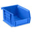 ULINE - Stackable Storage Bin Uline Blue Plastic 3 X 4 X 5-1/2 Inch - S-12413BLU