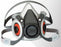 R3 Safety 3M Particulate Respirator Mask Half Face Adjustable Head Strap Small Gray / White - 665514821