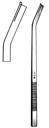 Sklar - Osteotome Bauer 6 mm Width Angled Tip with Guard OR Grade Stainless Steel NonSterile 8 Inch Length - 40-6508