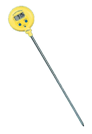 Fisherbrand Traceable - Digital Laboratory Thermometer Fahrenheit / Celsius -58° to 572°F (-50° to 300°C) Stainless Steel Probe Handheld Battery Operated - 0666427