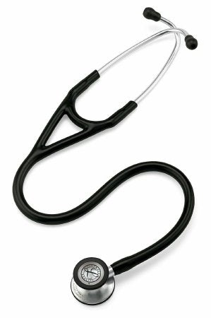 3M Littmann Cardiology IV Cardiology Stethoscope Black 1-Tube 27 Inch Tube Double Sided Chestpiece - 6152