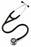 3M Littmann Cardiology IV Cardiology Stethoscope Black 1-Tube 27 Inch Tube Double Sided Chestpiece - 6152