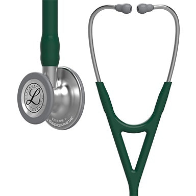 3M Littmann Cardiology IV Cardiology Stethoscope Green 1-Tube 22 Inch Tube Double Sided Chestpiece - 6155