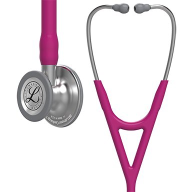 3M Littmann Cardiology IV - Cardiology Stethoscope Raspberry 1-Tube 22 Inch Tube Double-Sided Chestpiece - 6158