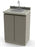 UMF Medical Base Cabinet 18 X 24 X 34-1/2 Inch - 6024-WHTCYP/ASNGHT