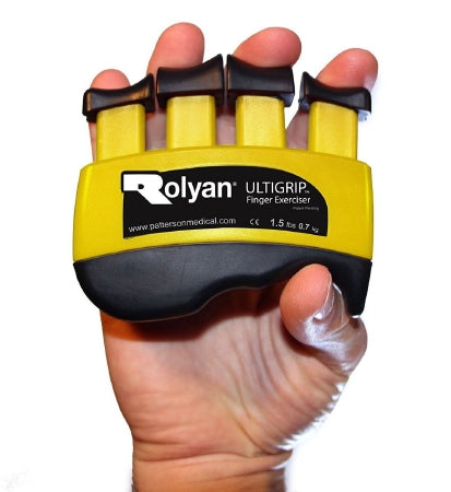 Patterson Medical Supply Rolyan Ultra-grip Finger Exerciser Yellow 1.5 lbs. - 568684