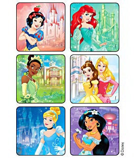 Medibadge Disney 75 Per Unit Princesses Castles Sticker - 2138