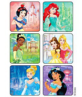Disney - 75 per Unit Princesses Castles Sticker - 2138