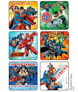 Disney - 75 per Unit Justice League Sticker - 1512