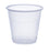 Solo Cup Conex Galaxy Drinking Cup 3.5 oz. Translucent Plastic Disposable - Y35