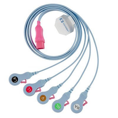 Kendall - ECG Cable 3 Foot, 5-Leads, Radiolucent - 33136R36