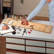 Patterson Medical Supply - Hand Function Test 1-1/4 X 41-1/2 Inch, With 10 Wooden Checkers - 806301