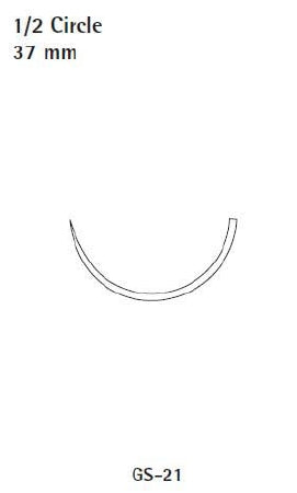 V-Loc 180 Wound Closure Device - Suture with Needle Absorbable Uncoated Green Suture Barbed Monofilament Polyglyconate Size 3 - 0 9 Inch Suture 1-Needle 37 mm Length 1/2 Circle Taper Point Needle - VLOCL0344