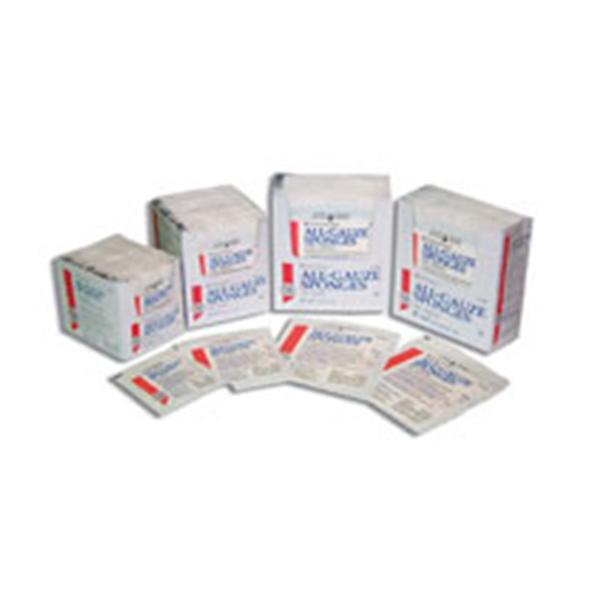 Henry Schein Sponge Gauze Hsi All-Gauze Premium Cotton/Woven 2X2" 8 Ply Sterile Lf 100/Pk, 30 Pk/Ca - 908270
