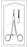 Merit - Hemostatic Forceps Kelly 5-1/2 Inch Length Mid Grade Stainless Steel Sterile Ratchet Lock Finger Ring Handle Straight Blunt Serrated Tips - 96-2561M