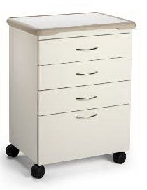 Midmark Mobile Treatment Cabinet 18 X 27 X 33 Inch 4 Drawers Frost - 41A.791.KCN