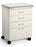 Midmark Mobile Treatment Cabinet 18 X 27 X 33 Inch 4 Drawers Frost - 41A.791.KCN