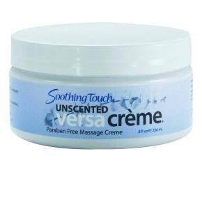 Soothing Touch Versa Crème - Massage Treatment 8 oz. Tube Unscented Cream - 13-3235