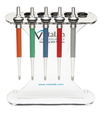 Vistalab Technologies Inc MLA Pipette Stand 10 Place, Clear Acrylic For Pipettes - 1700
