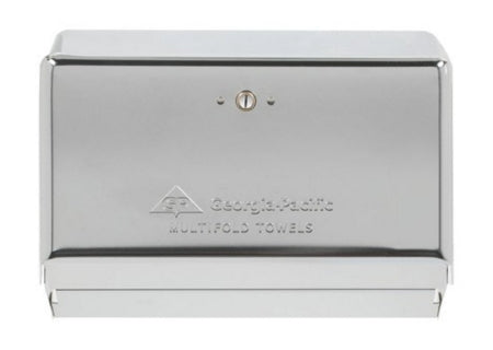 Georgia Pacific Georgia-Pacific Paper Towel Dispenser Chrome Metal Manual 275 Count Wall Mount - 54720