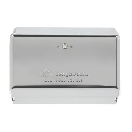 Georgia-Pacific - Paper Towel Dispenser Chrome Metal Manual 275 Count Wall Mount - 54720