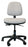 Pedigo Products Ergo Series Task Chair Adjustable Backrest Pneumatic Height Adjustment Easy Rolling 2 Inch Dual Wheel Casters Reven Black - T-581-RVN