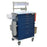 Harloff Anesthesia Cart 22 X 32 X 42.5 Inch 6 Drawers Navy - 7456E