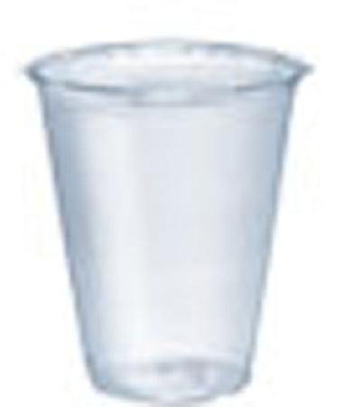 Solo Cup Solo Ultra Clear Drinking Cup 7 oz. Translucent Plastic Disposable - TP7