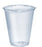 Solo Cup Solo Ultra Clear Drinking Cup 7 oz. Translucent Plastic Disposable - TP7