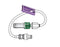 Rymed Technologies Catheter Extension Set 7 Inch Tubing 0.42 mL Priming Volume PVC-Free, DEHP-Free - RYM-5307HPCL