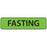 Precision Dynamics MedVision Pre-Printed Label Auxiliary Label FASTING Fluorescent Green 5/16 X 1-1/4 Inch - V01FG6616