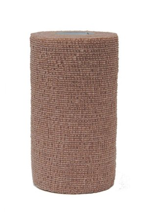 Andover Coated Products Co-Flex·TLC LITE 2 Layer Compression Bandage System 4 Inch X 3-2/5 Yard / 4 Inch X 5-1/10 Yard 25 to 30 mmHg Self-adherent / Pull On Closure Tan NonSterile - 7802TLC-TN
