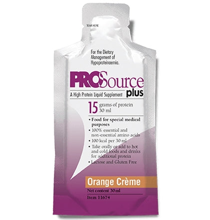 Medtrition/National Nutrition Protein Supplement Prosource Plus Orange Cream Flavor 1 Oz. Pouch Ready To Use - 11674