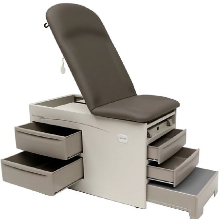 The Brewer Company Access Exam Table With Electric Outlet Pneumatic Height 500 Lbs. - 5000-LV003