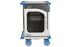 Pedigo Products Revolution Surgical Case Cart Aluminum and Stainless Steel 20 X 23-1/2 X 27-3/4 Inch Usable Interior Space, 27-1/2 X 29 X 42 Inch Overall Outside Dimension - RCC-256-MS