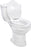 Drive Medical Drive Raised Toilet Seat drive 2 Inch Height White - 12063