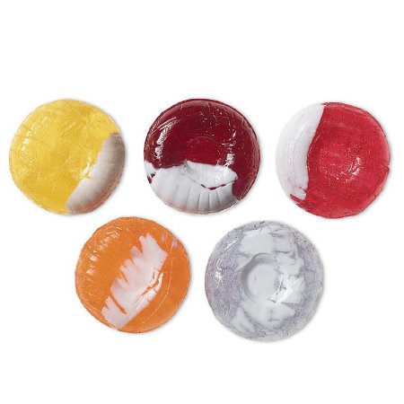 St. John's - Sugar-Free Hard Candy Peaches and Cream / Strawberries and Cream / Orange and Cream / Blackberry and Cream / Blue Raspberry and Cream Flavors 2.5 lb. - DRJCSC200.2