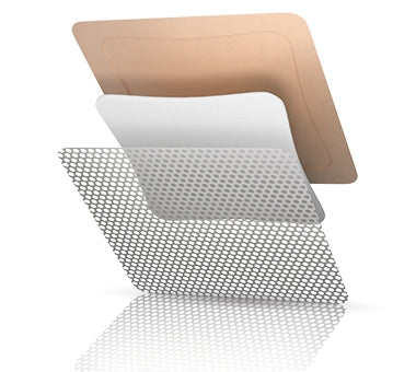 Systagenix Wound Management TIELLE ESSENTIAL Silicone Foam Dressing 5-7/8 X 5-7/8 Inch Square Silicone Adhesive with Border Sterile - TLESB1515U