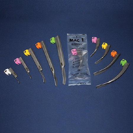 Hartwell Medical Briteview Laryngoscope Blade Macintosh Size 1 Infant - LB 42MAC1-DS