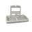 Rubbermaid Station Baby Changing 33.25X22.5X4" Plastic Light Platinum Ea - FG781888LPLAT