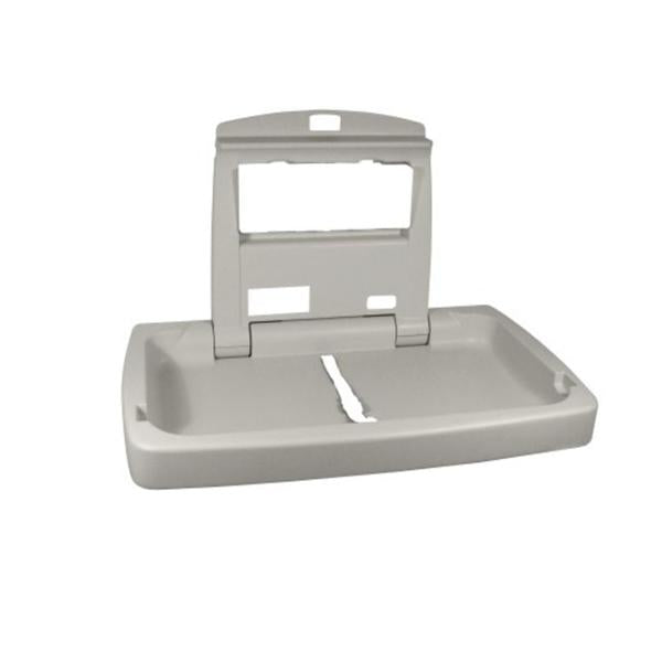 Rubbermaid Station Baby Changing 33.25X22.5X4" Plastic Light Platinum Ea - FG781888LPLAT