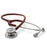 American Diagnostic Corp Adscope Clinician Stethoscope Burgundy 1-Tube 22 Inch Tube Double Sided Chestpiece - 608BD