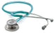 Adscope - Clinician Stethoscope Caribbean Blue 1-Tube 22 Inch Tube Double-Sided Chestpiece - 608MCA