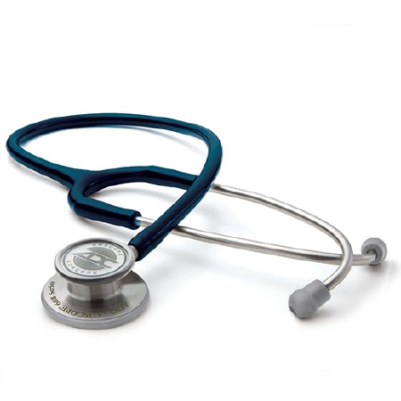 American Diagnostic Corp Adscope Clinician Stethoscope Blue 1-Tube 22 Inch Tube Double Sided Chestpiece - 608FRB